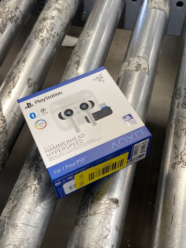 Photo 1 of **MISSING PARTS** Razer Hammerhead HyperSpeed Wireless Multi-Platform Gaming Earbuds for PlayStation 5 / PS5, PC, Mobile: ANC - Noise Cancelling Mic - Bluetooth 5.2 - RGB Chroma - 30 Hr Battery