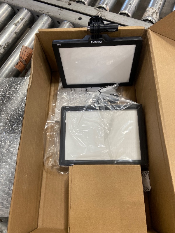 Photo 1 of ***parts only***Dazzne 2Pack Streaming Key Light, LED Video Light Dimmable Bi-Color 3200-5600k Video Conference Lighting with Gooseneck Tubes Desk Light for Stream/Podcast/Gaming/Zoom Meetings/Broadcast/YouTube