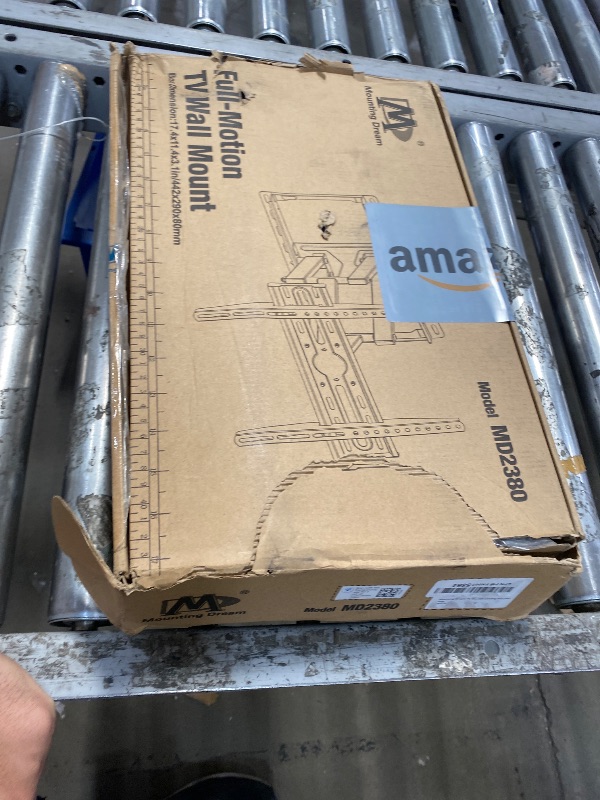 Photo 1 of ***PARTS ONLY***Mounting Dream TV Wall Mount for 32-65 Inch Television,Mount with Swivel and Tilt, Full Motion Bracket with Articulating Dual Arms, Fits 16inch Studs, Max VESA 400X400 mm, 99lbs, MD2380