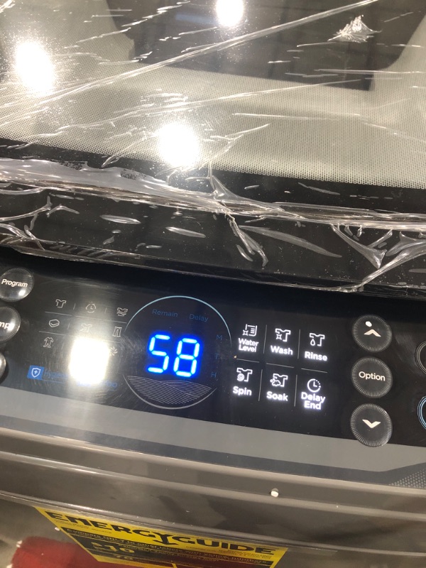 Photo 1 of ***DAMAGED - SEE NOTES/PICTURES***COMFEE’ Washing Machine 2.4 Cu.ft LED Portable Washing Machine and Washer Lavadora Portátil Compact Laundry, 8 Models, Environmentally Friendly, Child Lock for RV, Dorm, Apartment Magnetic Gray