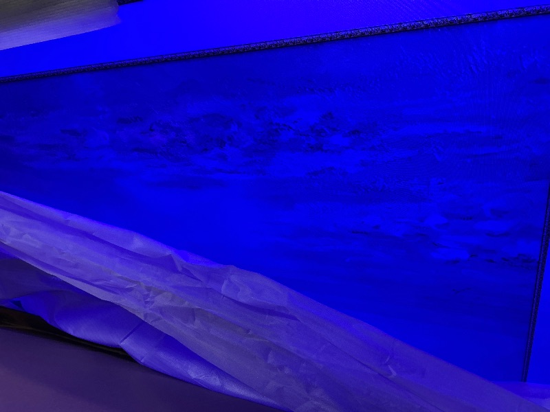 Photo 1 of **SCREEN IS BROKEN BUT STILL TURNS ON***LG 75-Inch Class QNED evo AI QNED92A Series Mini LED 4K Smart TV w/Dolby Atmos, Dolby Vision, HDR10, AI Super Upscaling 4K, Filmmaker Mode, Wow Orchestra, Alexa Built-in (75QNED92AUA, 2025)