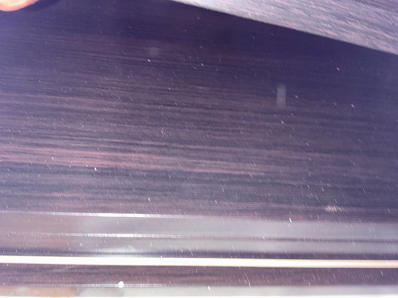 Photo 1 of ***CRAKED ON ONE DOOR SHOWN IN PIC ***UNKNOWN IF HARWARE IS INCLUDED***

Sauder Storage Cabinet/ Pantry cabinets, 29.61 " x D: 16.02 " x H: 71.50", Cinnamon Cherry finish