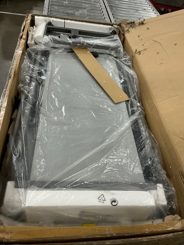 Photo 1 of ***PRE USED NOT FULLY TESTED***
Walking Pad with 15% 12-Level Auto Incline & Handle Bar, 450 lbs Capacity UI Screen, Rayspace 3.5HP Quiet Under Desk Treadmill, Speaker, APP & Remote Control, Treadmills for Home Hiking
