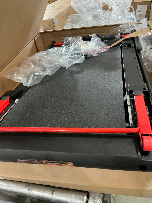 Photo 1 of ***MISSING HARDWARE***Sperax Walking Vibration Pad Treadmill with 10% 10-Level Auto Incline,Under Desk Treadmill with Handle Bar,Foldable Treadmills with APP for Home Office,750W 265lbs Capacity LED Display