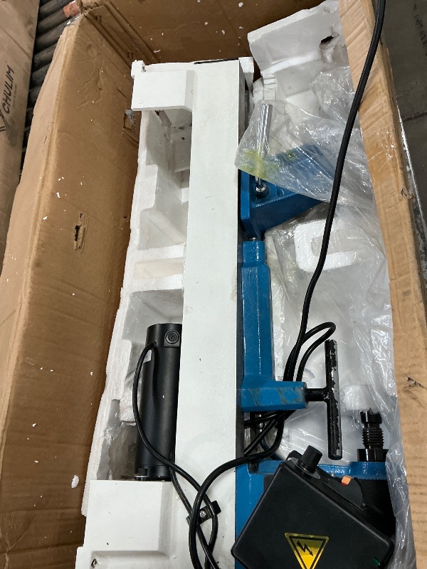 Photo 1 of * Not New* Wear and tear evident* 12" x 18" Digital Display Wood Lathe Machine, Benchtop Wood Lathe Machine 3/4HP Infinitely Variable Speed 650-3800 RPM Professional for High Speed Sanding and Polishing