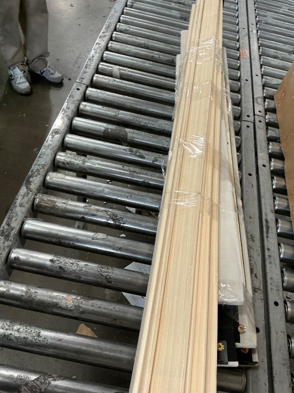 Photo 1 of  **NO HEADNOARD***
CXVX Queen Size Platform Bed Frame with Upholstered Velvet Button Tufted Headboard, Mattress Foundation with Wooden Slat Support, No Box Spring Needed, Easy Assembly, Noise Free, Beige