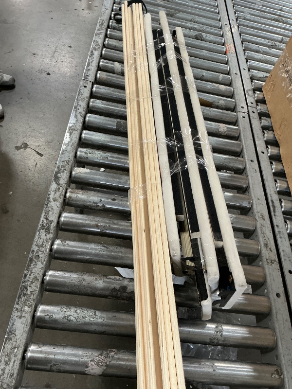 Photo 1 of  **NO HEADNOARD***
CXVX Queen Size Platform Bed Frame with Upholstered Velvet Button Tufted Headboard, Mattress Foundation with Wooden Slat Support, No Box Spring Needed, Easy Assembly, Noise Free, Beige