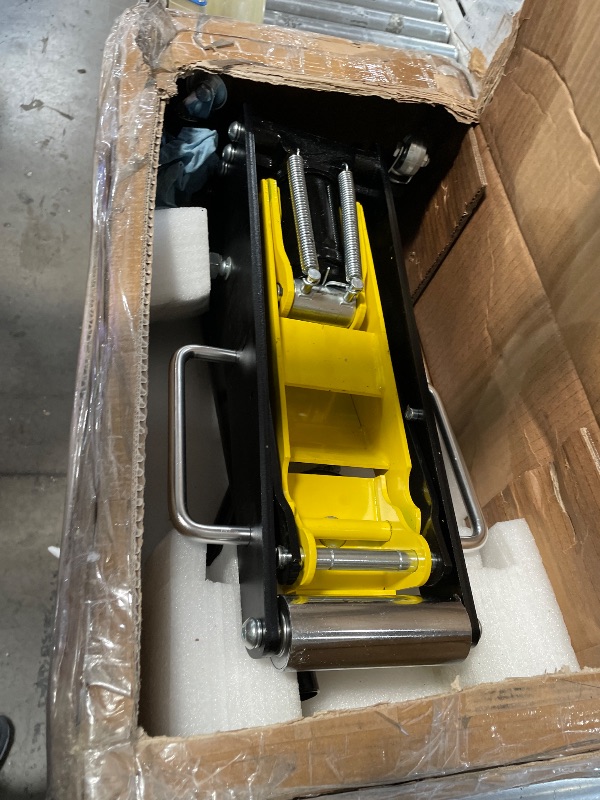 Photo 1 of ***missing handle**VEVOR 3 Ton Low Profile, Heavy-Duty Steel Racing Floor Jack with Dual Pistons Quick Lift Pump, Lifting Range 3.35"-19.69"
