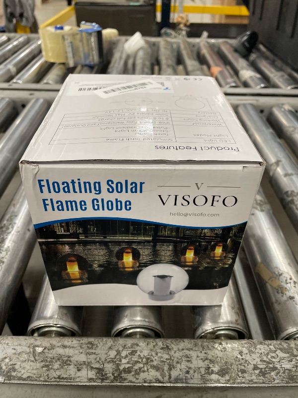 Photo 1 of (ONLY 1) Floating Lights Solar Powered Globes for Pool, Pond, Patio & Hot Tub – Outdoor Lanterns Look Like Candles or Torches, Fun Decorations & Cool Gifts for Adults, Pool Toys & Must-Have Decor by VISOFO