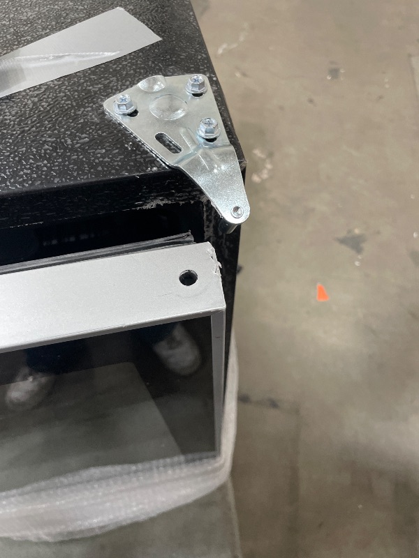 Photo 1 of **FRIDGE POWERS ON AND COOLS BUT THE DOOR IS BROKEN OFF**HIPOPLLER Mini Fridge for Bedroom, 1.78 cu.ft 110V Quiet Fridge with Lock, Small Silent Compact Refrigerator for Dorm RV Hotel Office, Noise Absorption, Black