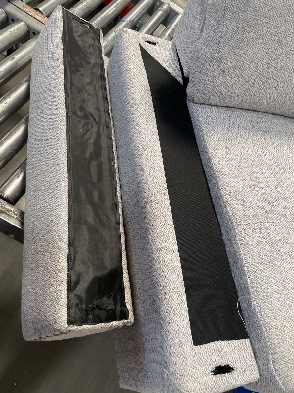 Photo 1 of **MISSING LEGS, MISSING 3 METAL BARS, COULD BEGREAT FOR A PLAYROOM**Partial set of couch, missing one section