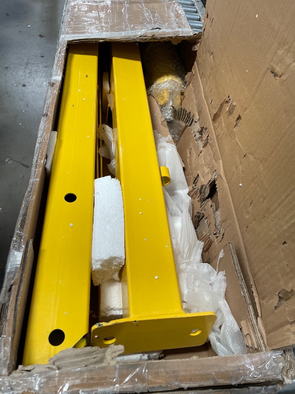 Photo 1 of **MISSING HARDWARE**EliteEdge 2 Ton Hydraulic Engine Hoist Crane, Folding Heavy-Duty Cherry Picker with 6 Locking Wheels & 4 Boom Positions, for Truck/SUV Engines, Garage Workshop, Industrial Lifting (Net Wt. 157 lbs)