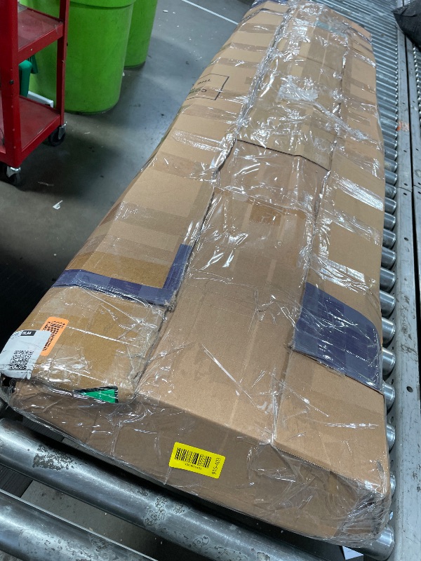 Photo 1 of ***Damaged Doors***
Walker Edison Reema Fluted 4-Door Kitchen Sideboard Buffet Console, 69 Inch, Coastal Oak