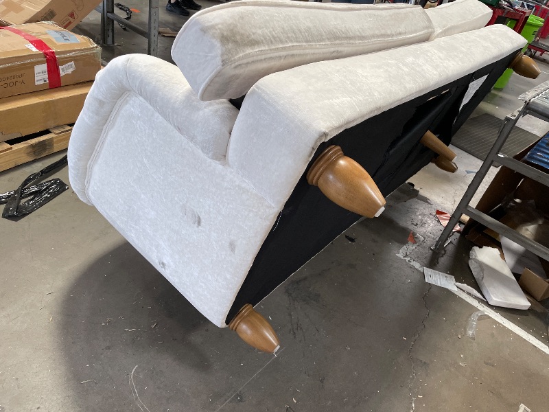 Photo 1 of (Stains in some areas) ......Velvet Button Tufted sofa with high density foam cushions