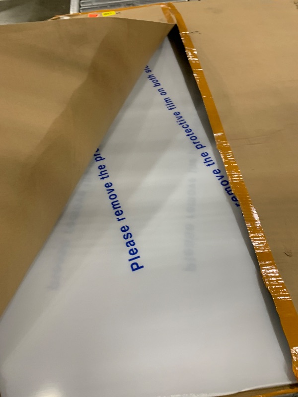 View 3 of [Large Size] Crystal Clear 1/5" Thick 59" x 47" Heavy Duty Hard Chair Mat, Can be Used on Carpet or Hard Floor
