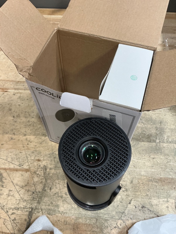 Photo 1 of [Built-in Apps & 2026 Upgraded] Mini Projector Support 4K 1080P Auto Keystone 180° Rotatable with WiFi 6 and Bluetooth 5.4, Projector Portable Compatibile with HDMI/TV Stick/Memory Stick/Laptop-Black