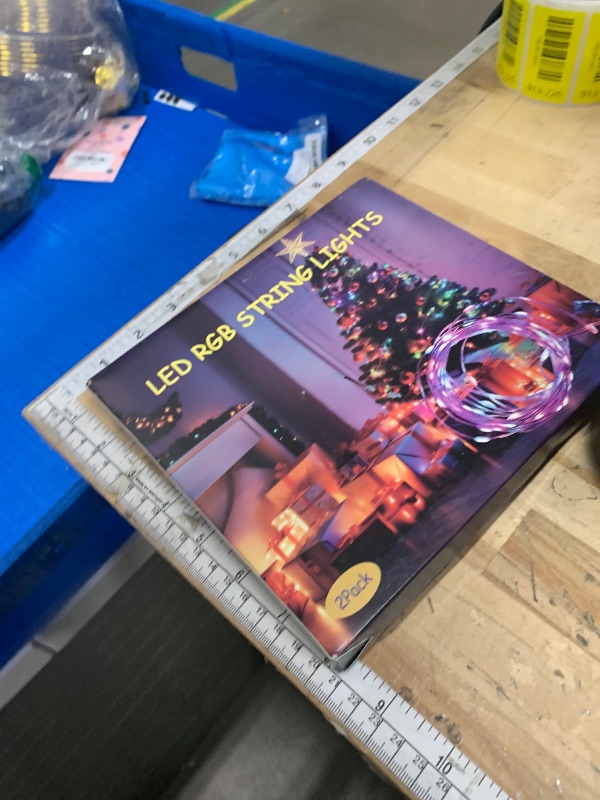 Photo 1 of 2 Pack Fairy Lights Battery Operated Color Changing String Lights with Remote, 16.4FT Twinkle Lights USB Plug or Battery Powered, Outdoor Christmas Decorations for Bedroom Wedding Party Indoor