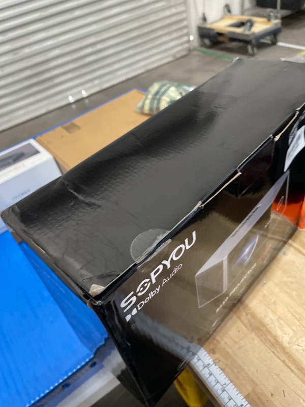 Photo 1 of [Built-in Apps] Smart Projector with WiFi and Bluetooth, SOPYOU Outdoor Movie Projector 4K Decodes Max 450", Electric Focus & Auto Keystone, Built-in Netflix/YouTube/Prime Video