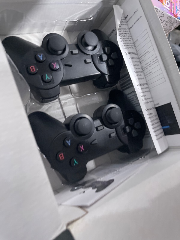 Photo 1 of **PARTS ONLY** Super Console X Pro Retro Game Console with 117000+ Games, 4K TV HD/AV Output Video Game Console, TV & Game System in 1,Compatible with 63+ Emulators,with 2 Wireless Controllers