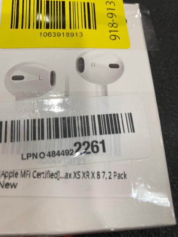 View 2 of [Apple MFi Certified] for iPhone Headphones Wired Earbuds/Earphones with Built-in Microphone & Volume Control HiFi Stereo Nosie Reduction Compatible for iPhone 14 13 12 11 Pro Max XS XR X 8 7, 2 Pack
