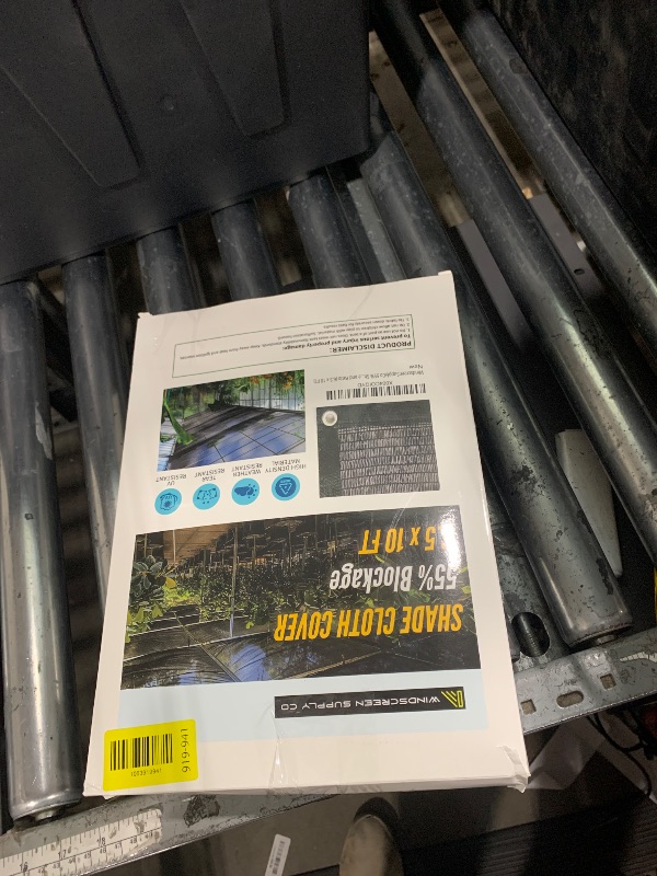 Photo 1 of [WindscreenSupplyCo] 55% 6.5 x 10 FT Shade Cloth Sun Shade Net with Grommets Sunblock Mesh Tarp for Garden Plants Cover Greenhouse and Patio