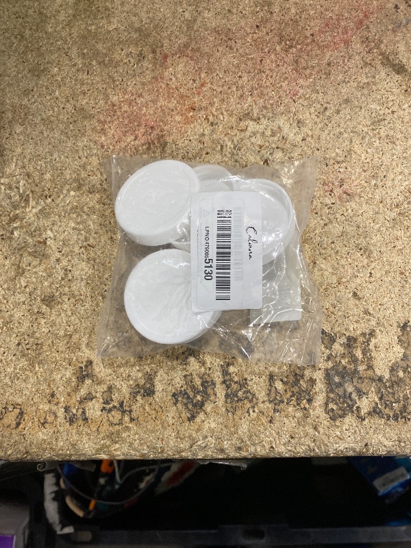 Photo 1 of (6-Pack) Calvana 53mm Reusable Water Jug Caps, Lids for 3 and 5 Gallon Water Jug, Water Bottle Cover Screw Top, Compatible with American Maid Plastic Water Bottles and Jugs Ranging, PP Material, White