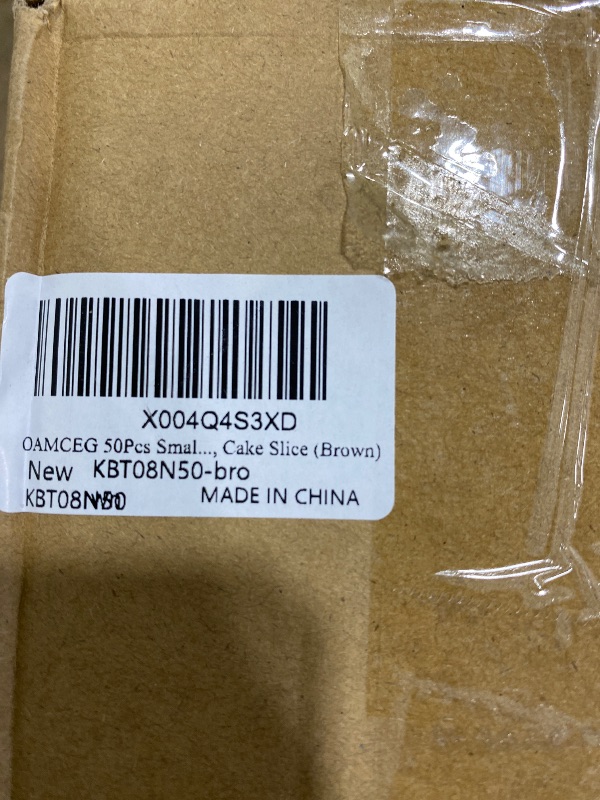 Photo 1 of OAMCEG 50Pcs Small Charcuterie Boxes with Clear Lids,5 Inch Disposable Mini Bakery Containers,To Go Food Paper Boxes for Sandwich, Cookie, Pastry, Cake Slice (Brown)