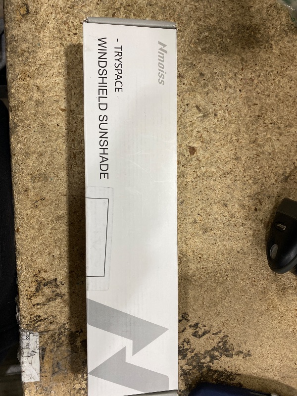 Photo 1 of [Upgraded] Nmoiss Windshield Sun Shade Umbrella - [Vinyl Coating Heat Shield] Protect Car from Sun Rays & Heat Damage Keep Cool and Protect Interior, Spring Structure Edge Medium 56" L x 31" W