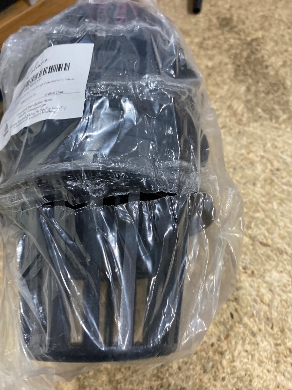 Photo 1 of (3-Pack) Calvana 4” Round Atrium Drain Grate Cover, Compatible with NDS 78A, Fits 4” Sewer and Drain Pipe Fittings, Perfect for Small Lawns, Landscaping, Patios, Extra Tough Polyethylene, Black