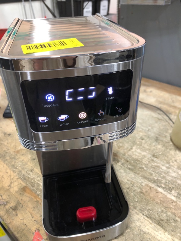 Photo 1 of **FOR PARTS/ MISSING PIECES** SHARDOR Espresso Machine 20 Bar, Professional Espresso Machine with Milk Frother and Touchscreen, Expresso Coffee Machines with Adjustable Temperature,for Cappuccino, Latte