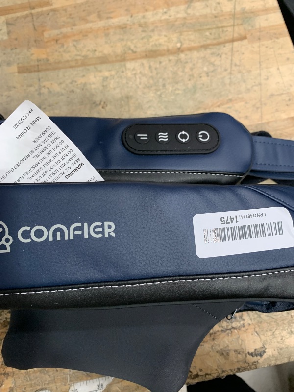 Photo 1 of ***************FOR PARTS ONLY/MISSING CHARGER***********
COMFIER Shiatsu Neck Massager with Heat, Cordless Neck and Shoulder Massager for Pain Relief Deep Tissue, Graphene Heating, 4D Kneading Massage Pillow