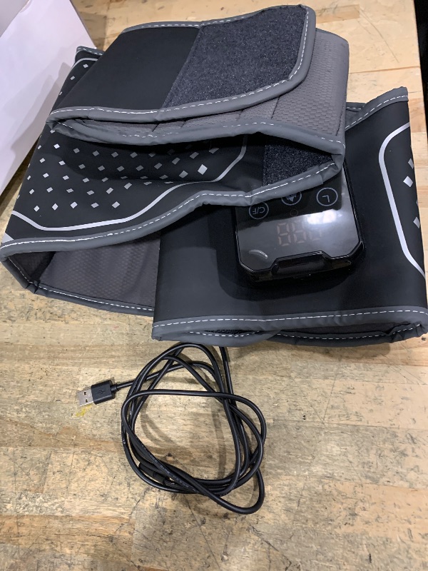 Photo 1 of **FOR PARTS ONLY / NON-FUNCTIONAL** YUHUO Lower Back Massager with Heat, Heating Pad for Back Pain Relief, Wrap Around Heating Pad with 4 Heat 3 Vibration, Adjustable Size, Touchscreen Control, Gifts for Women Men Mom Dad