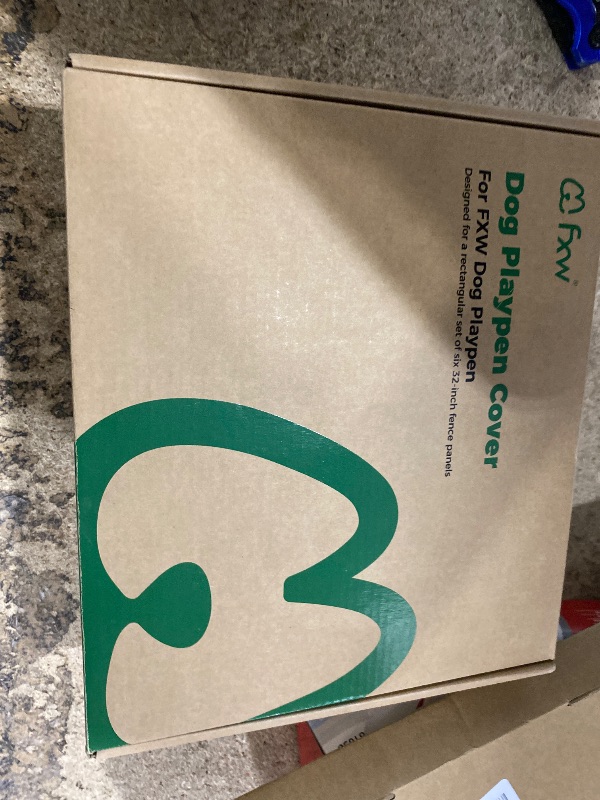 Photo 1 of (Not Suitable for Other Brands) FXW Exclusive Mesh Top Cover, Only Fits FXW Rollick/Homeplus/Instant/Aster 27.3" W x 32" H/40 H/45 H 6-Panel Playpen (Playpen not Included), Rectangle?Patent Pending