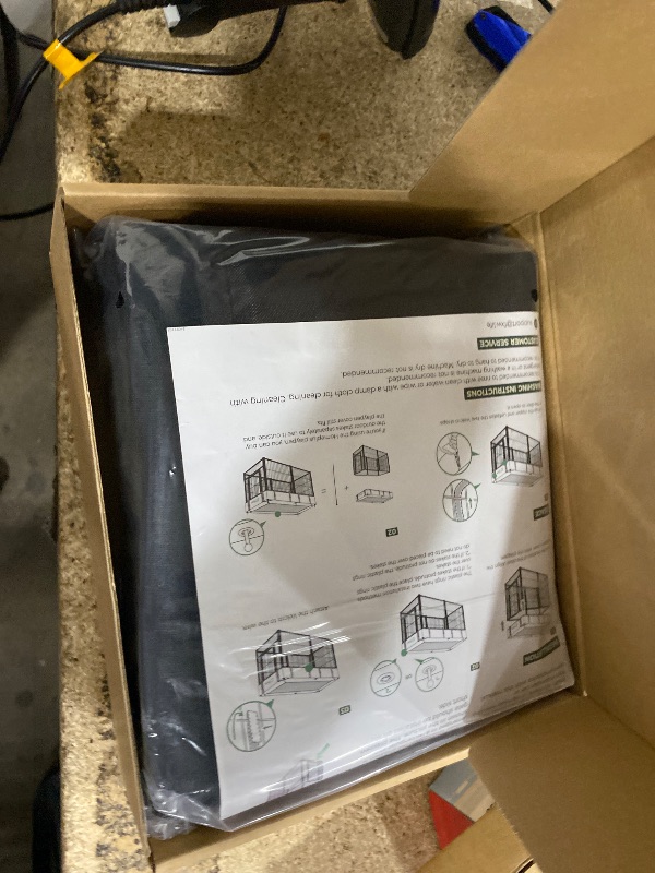 Photo 1 of (Not Suitable for Other Brands) FXW Exclusive Mesh Top Cover, Only Fits FXW Rollick/Homeplus/Instant/Aster 27.3" W x 32" H/40 H/45 H 6-Panel Playpen (Playpen not Included), Rectangle?Patent Pending