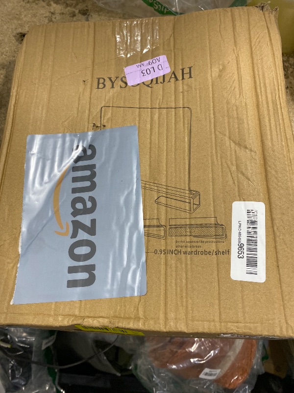 Photo 1 of 10 Pack Shelf Dividers, Adjustable Shelf Dividers for Closet Organization with Non-Slip Design, Clear Acrylic Shelf Dividers for Clothes, Handbags, Purses, Towels, Bookshelf in Home Organization