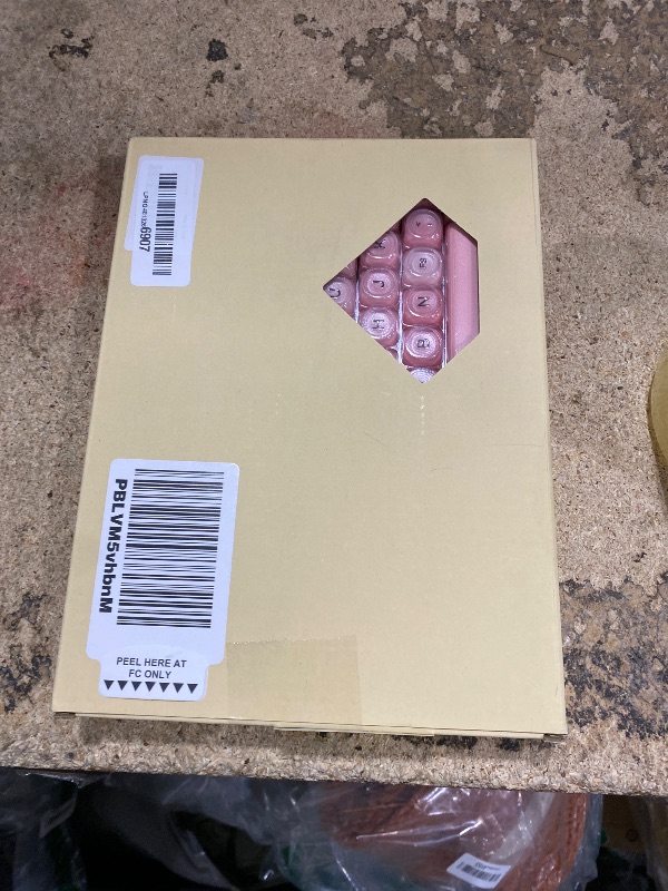 Photo 1 of 132 Keys PBT Keycaps, Jelly Keycaps Cute Custom Creamy Key caps MOA Profile for 61/68/84/87/98/100 Cherry Gateron MX Mechanical Keyboards, Pink