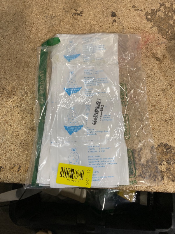 Photo 1 of AUZPFRUM Dry Ice Packs for Shipping Frozen Food & Perishables - 2 Sheets(12 Pack Large Ice Cells per Sheet) | Long-Lasting Cold Reusable Freezer Packs for Coolers, Lunch Bags & Insulated Boxes