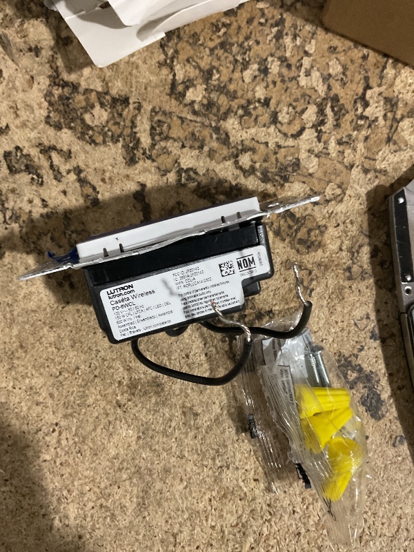 View 3 of **ONLY ONE**  Lutron Caseta Original Smart Dimmer Switch (Lutron Smart Hub Required), for LED Lights, 150 Watt, Single-Pole/3-Way, No Neutral Required, PD-6WCL-WH-2, White, 2 Pack