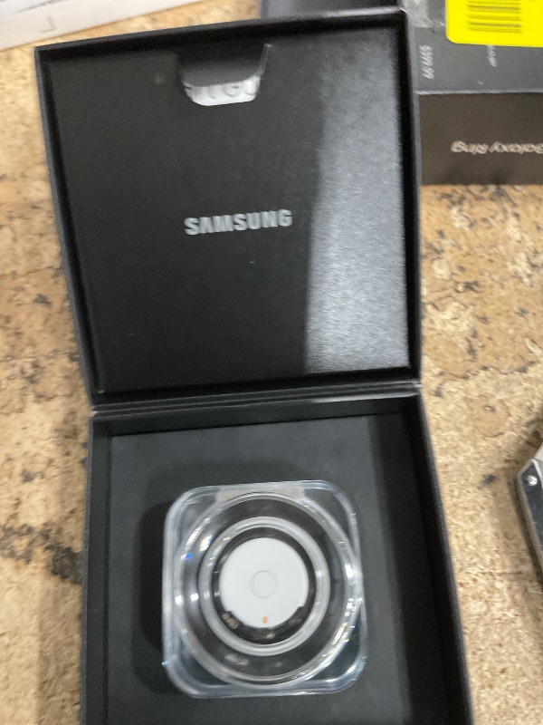 Photo 1 of **FOR PARTS ONLY/ NON-FUNCTIONAL*** SAMSUNG Galaxy Ring, AI Smart Ring, Size First w/Sizing Kit, No App Subscription, Fitness Monitor, Sleep Tracker, Up to 7-Day Battery, Size 13, Titanium Black [US Version, 1Yr Manufacturer Warranty]