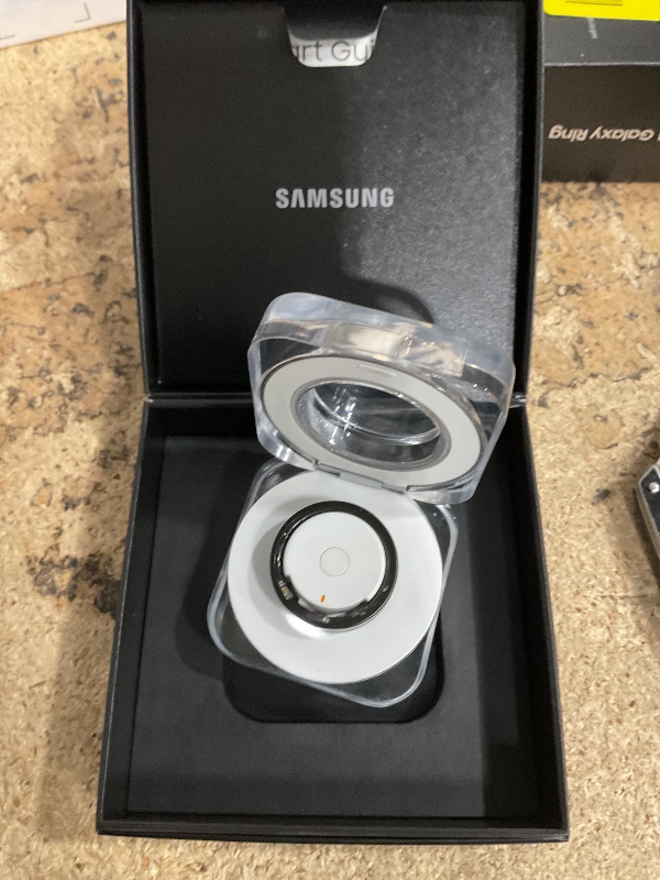 Photo 1 of **FOR PARTS ONLY/ NON-FUNCTIONAL*** SAMSUNG Galaxy Ring, AI Smart Ring, Size First w/Sizing Kit, No App Subscription, Fitness Monitor, Sleep Tracker, Up to 7-Day Battery, Size 13, Titanium Black [US Version, 1Yr Manufacturer Warranty]