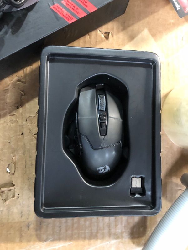 Photo 1 of ***DAMAGED - SEE NOTES/PICTURES***
Redragon M690 PRO Wireless Gaming Mouse, 8000 DPI Wired/Wireless Gamer Mouse w/Rapid Fire Key, 8 Macro Buttons, Ergonomic Design for PC/Mac/Laptop
