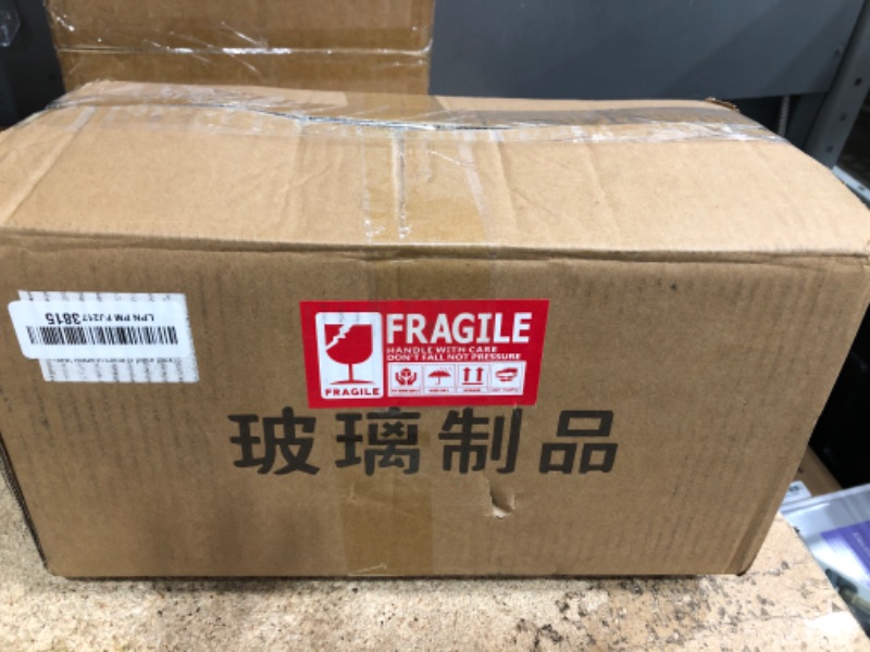 Photo 1 of 1.2 Gallon Large Glass Drink Dispenser For Parties, Beverage Dispenser with Bamboo Wood Stand and Stainless Steel Spigot, Juice, Lemonade, Water jug dispenser, Laundry Detergent Dispenser (1 PACK)