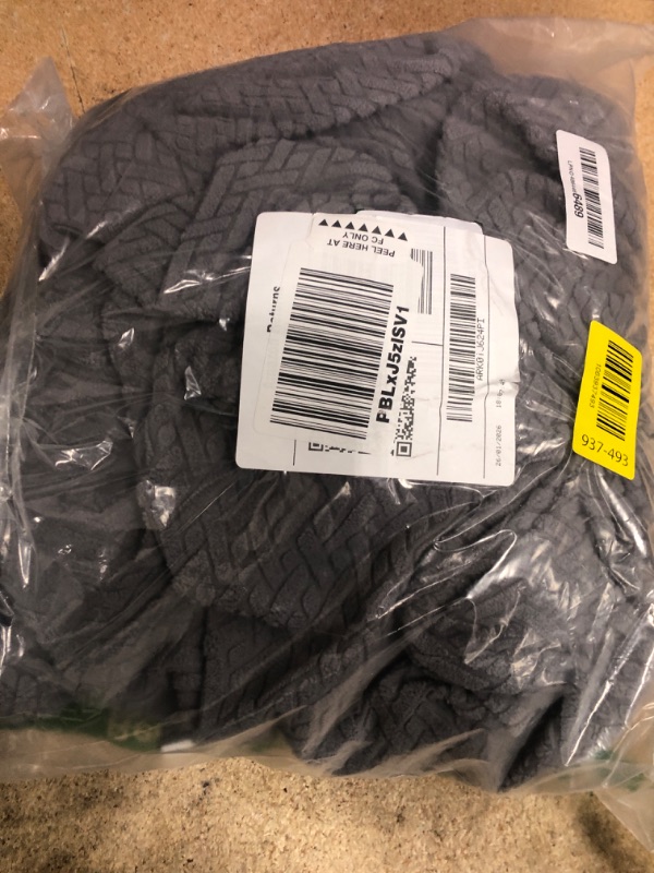 Photo 1 of ***MISSING PARTS***
Smiry Waterproof Couch Cushion Covers, Stretch Jacquard Thick Sofa Cushion Covers, Washable Seat Slipcover Elastic Furniture Protector for Pets, Kid (Back Cover L, Light Grey)