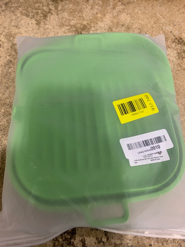 Photo 1 of [2 Pack] Silicone Air Fryer Liners Square - Reusable Airfryer Basket - Easy to Clean Air Fryers Pot for 5.8 to 8 Qt Large Air Fryer Baking Tray Oven Accessories, 8.5 Inch