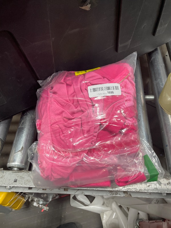 Photo 1 of (small) BOGURST Velour Tracksuit Set Two Piece Outfits Warm Up Running Workout Sweatsuits for Women Set, Rose, Medium