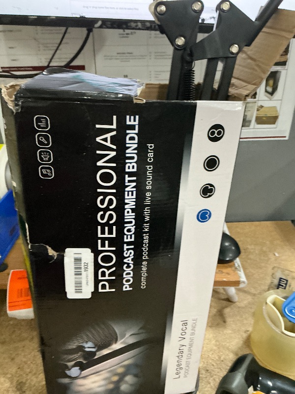 Photo 1 of ***parts only***Podcast Equipment Bundle, BM-800 Recording Studio Package with Voice Changer, Live Sound Card - Audio Interface for Laptop Computer Vlog Living Broadcast Live Streaming YouTube TikTok (AM100-V8)