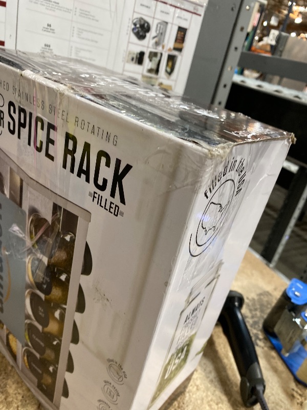 Photo 1 of **MINOR DAMAGE TO METAL**Kamenstein  Heritage Revolving Countertop Spice Rack Organizer