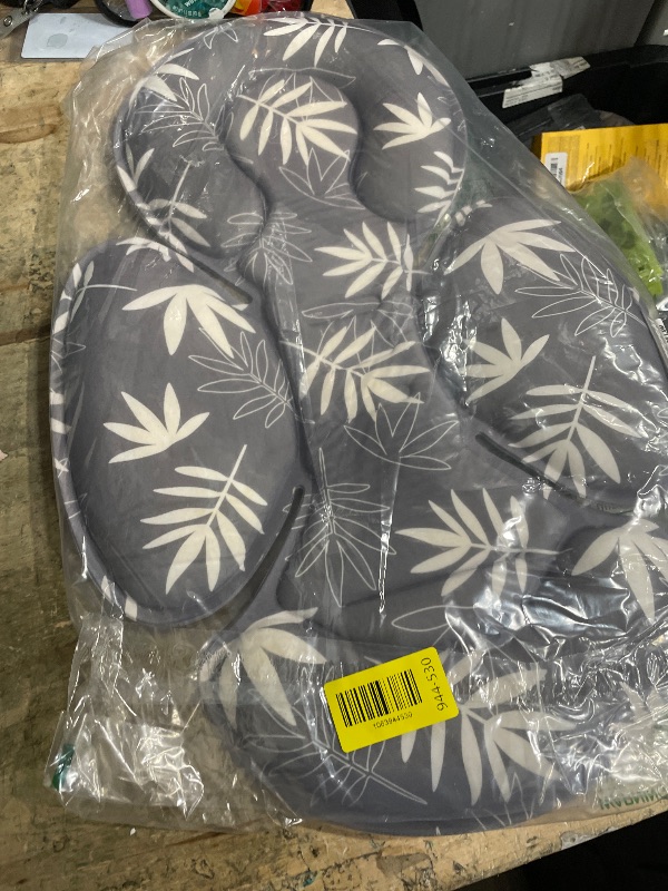 Photo 1 of ?Infant Car Seat Insert, Baby Head Body Support for Newborn Cushion Pads, Compatible with 3 to 5 Point Harness Systems, Breathable Soft Fabric, Perfect for Carseats, Strollers, Swings