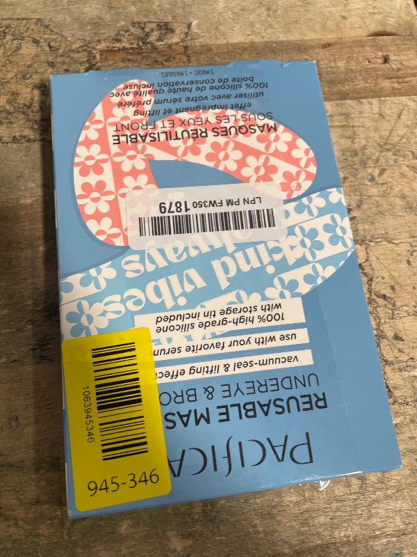Photo 1 of **PARTIAL SET MISSING PIECES** Pacifica Reusable Mask Set – Silicone Undereye & Brow Mask Set for Forehead & Under Eye, Anti-Wrinkle, Firming, Pair with Serum, Vegan & Cruelty-Free, 3 Pieces