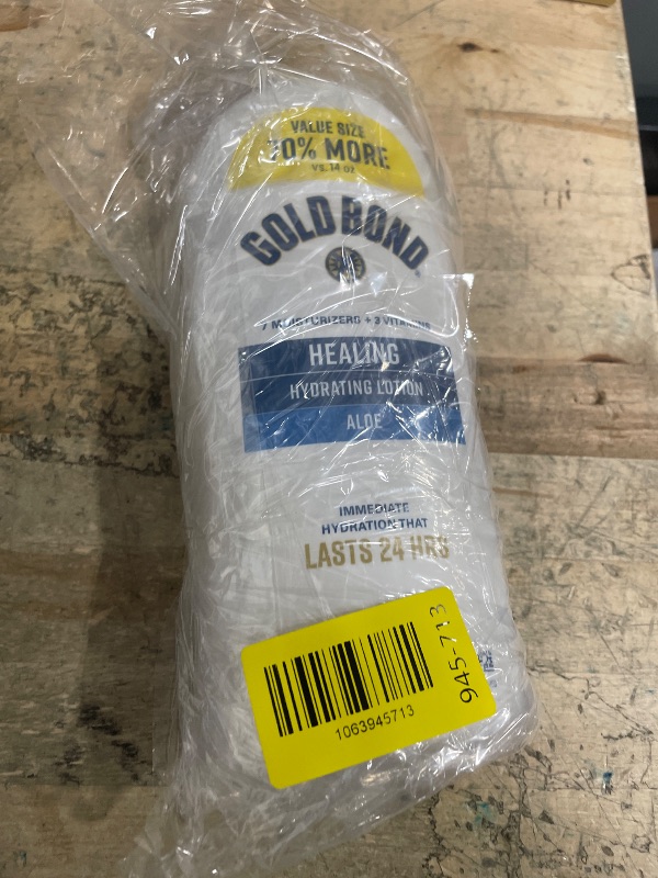 Photo 1 of *BROKEN LID* Gold Bond Healing Hydrating Lotion With Aloe Moisturizes, Heals & Smooths Dry Skin, Delivers Immediate 24-Hour Hydration, Value Size, 24 oz.